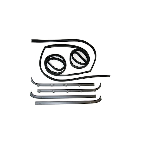 Fairchild Industries Kf1001 - 1980-1986 Ford Bronco Belt Weatherstrip- Window Channel Kit KF1001